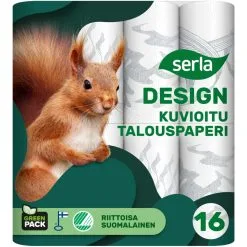Serla Kuvioitu 16 Rl Talouspaperi