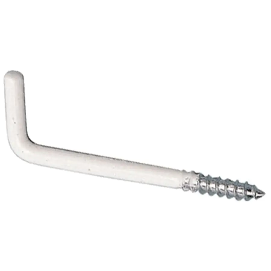 Pisla 510/30 Mm Valkoinen 6 Kpl Kulmakoukku