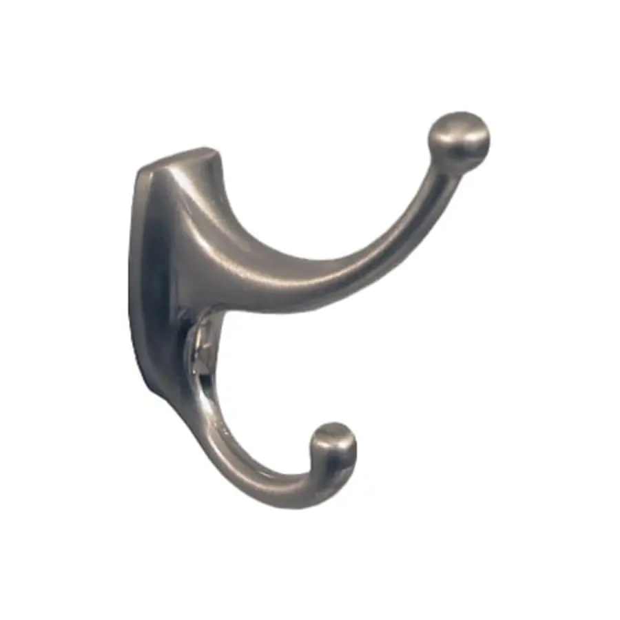 Pisla Poppi Harjattu Teräs 2 Kpl Vaatekoukku