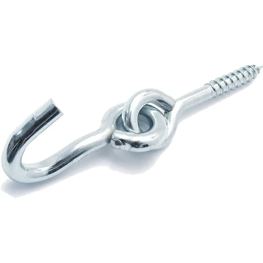 Pisla 10x100 Mm Sinkitty Teräs 2 Kpl Riippumattokoukku