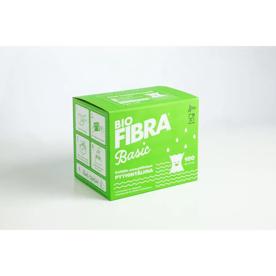 Fibra Basic Bio 40x50 Cm 100 Kpl Pyyhintäliina