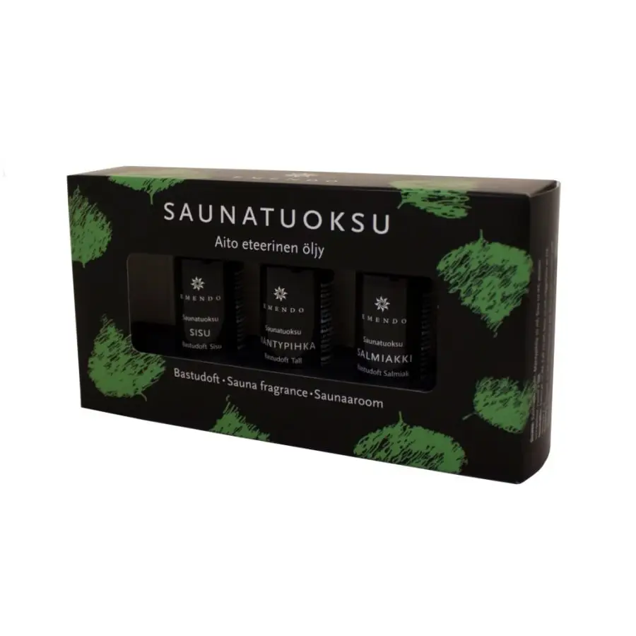 Emendo Saunatuoksut Puutelineessä