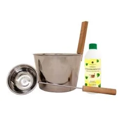 Emendo Teräskiulu Ja Kauha+Sitruuna-Menthol Löylytuoksu