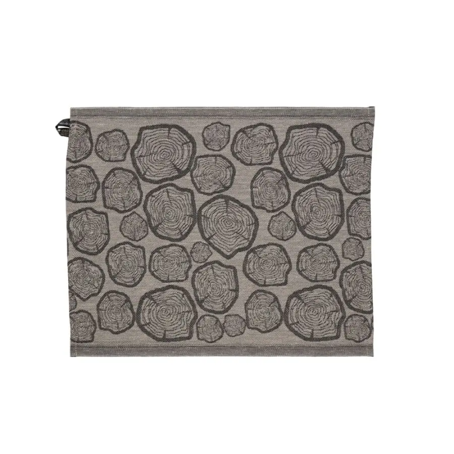 Jokipiin Pellava Vappu Saunassa Mänty 45x55 Cm Luonnonväri/musta Pefletti