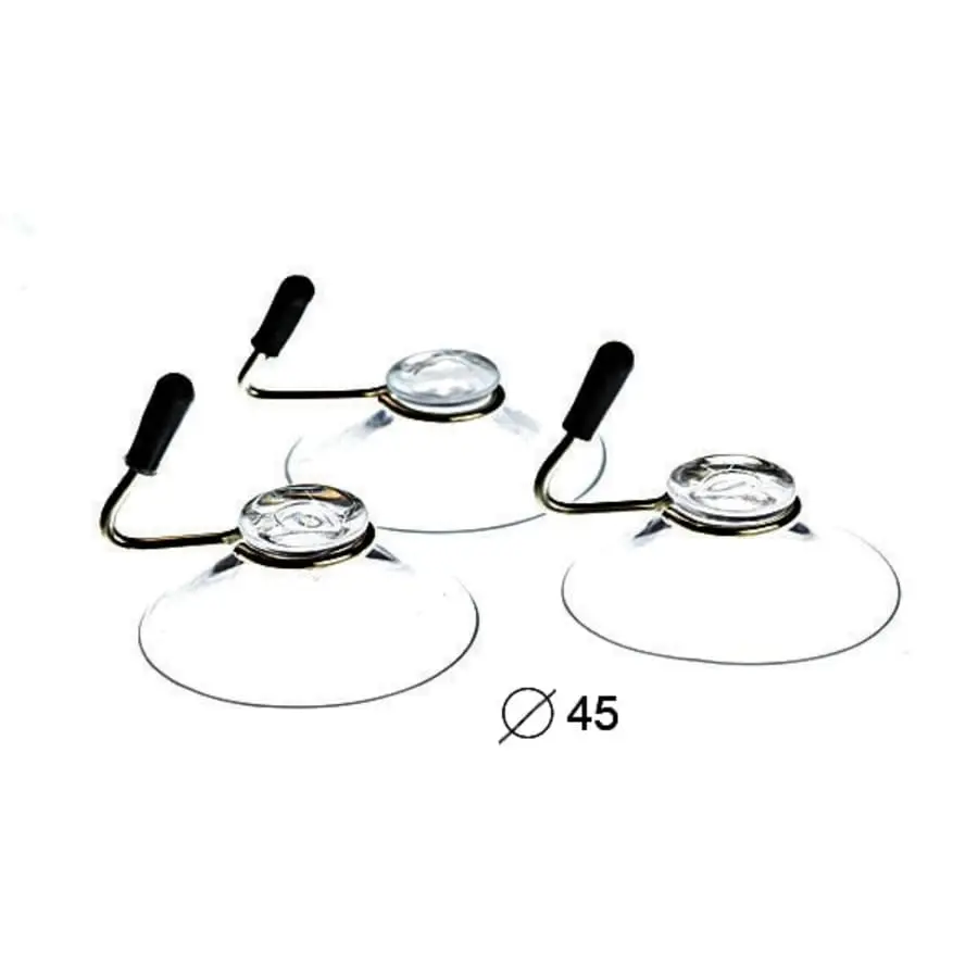 Habo 3242 2 Kpl Kirkas Muovinen Imukuppikoukku