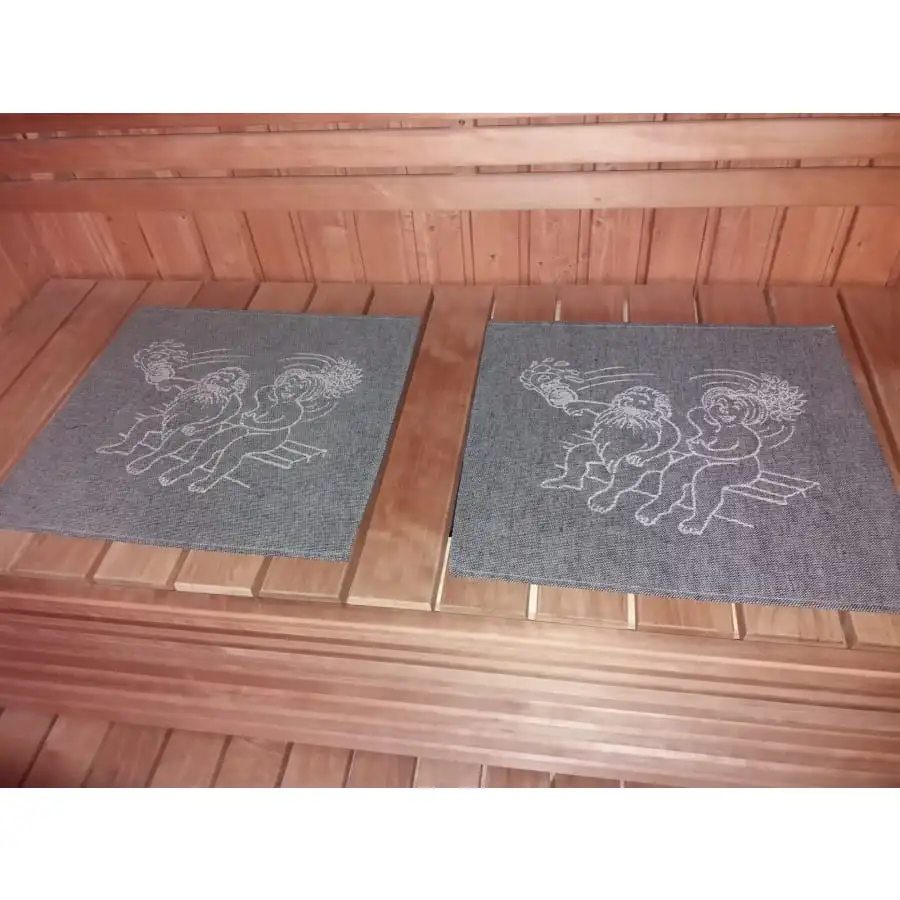 Alajärven Kotitekstiili Löylyssä Musta 43x50 Cm Pefletti