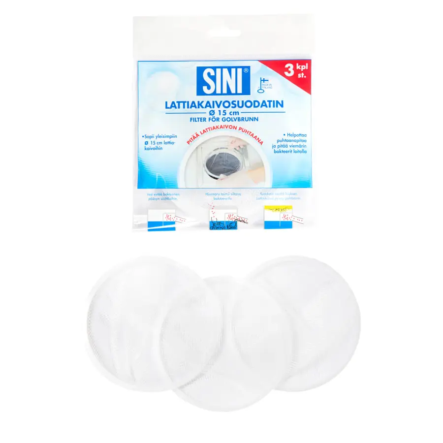 Sini 3 Kpl Lattiakaivosuodatin
