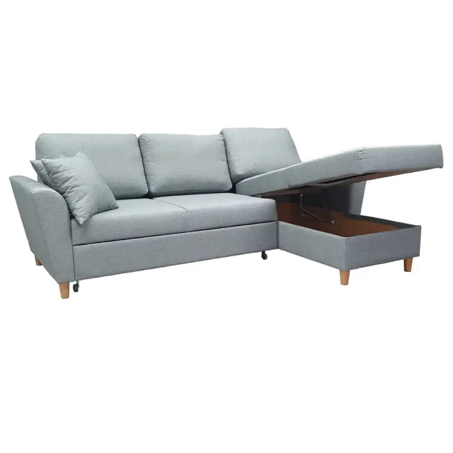 Tenstar Anton Vaalea Harmaa Kulmadivaani - Image 2