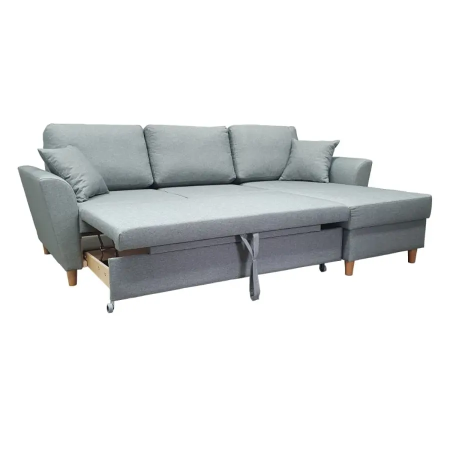 Tenstar Anton Vaalea Harmaa Kulmadivaani - Image 3