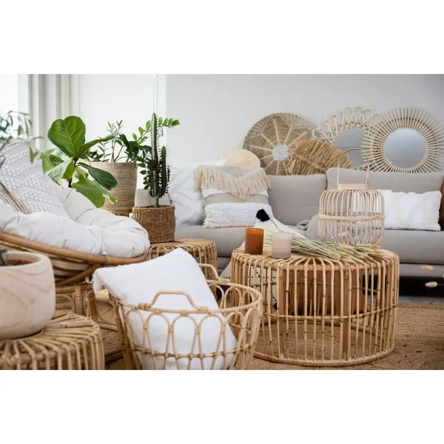 Aina Anna Rottinkipöytä/rahi - Image 5