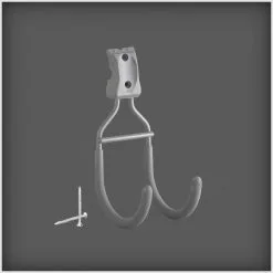 Elfa 477270 Utility Pyöristetty Koukku