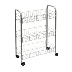 Siena 3- Tasoinen Hopea Korivaunu