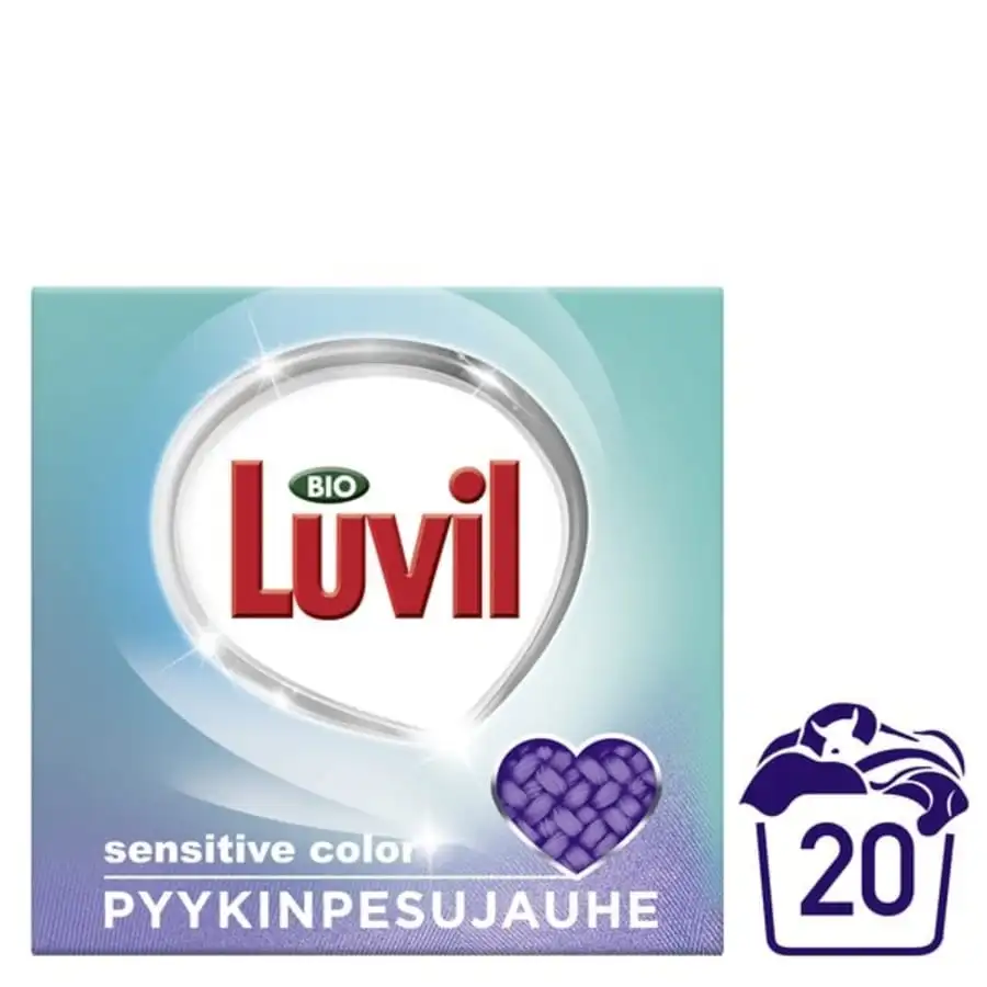Bio Luvil Sensitive Color 750 G Pyykinpesujauhe