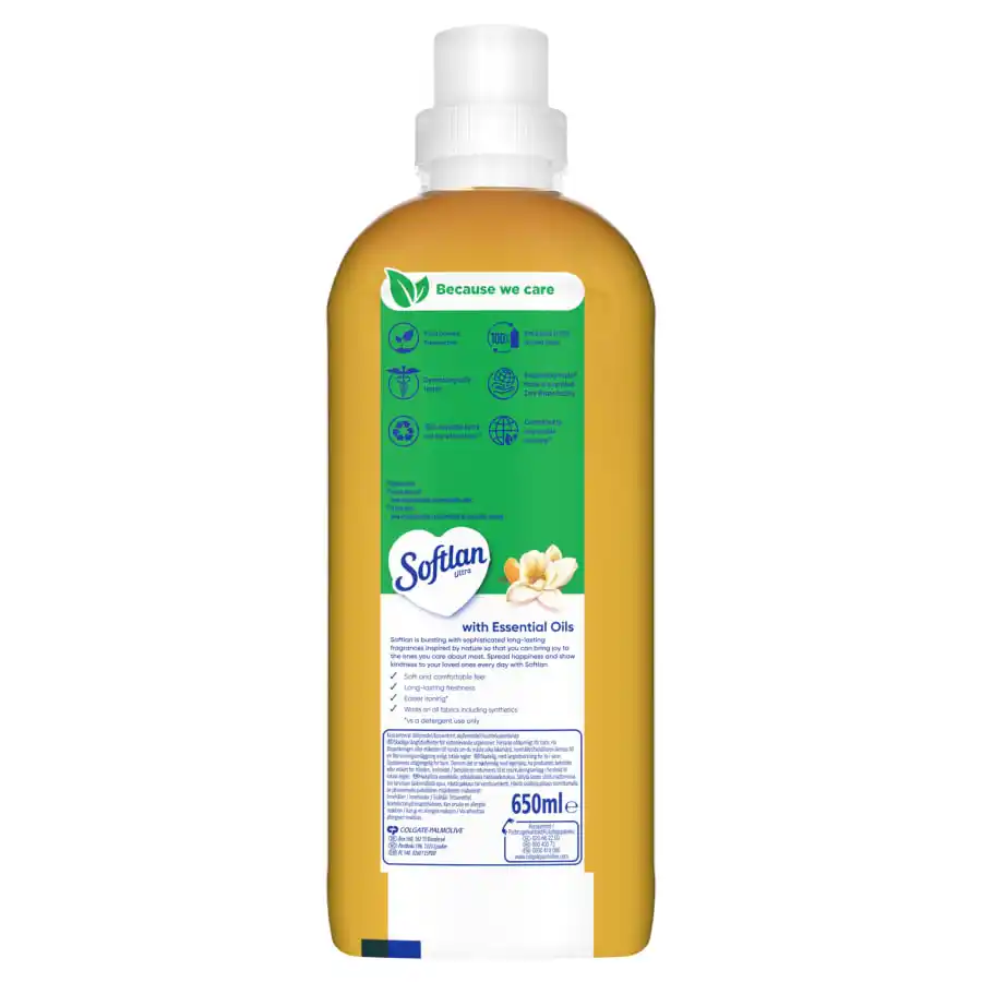 Softlan Perfumed Freshness Vanilla & Mandarin 650 Ml Huuhteluaine - Image 2