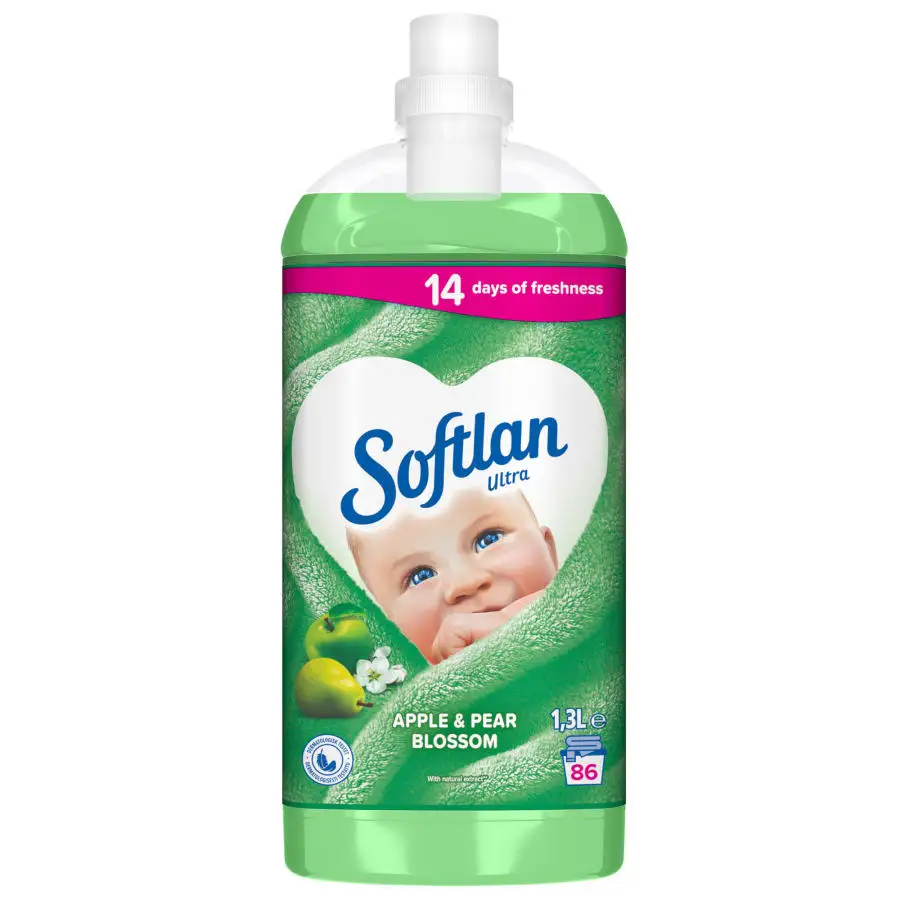 Softlan Ultra Apple & Pear Blossom 1,3 L Huuhteluaine
