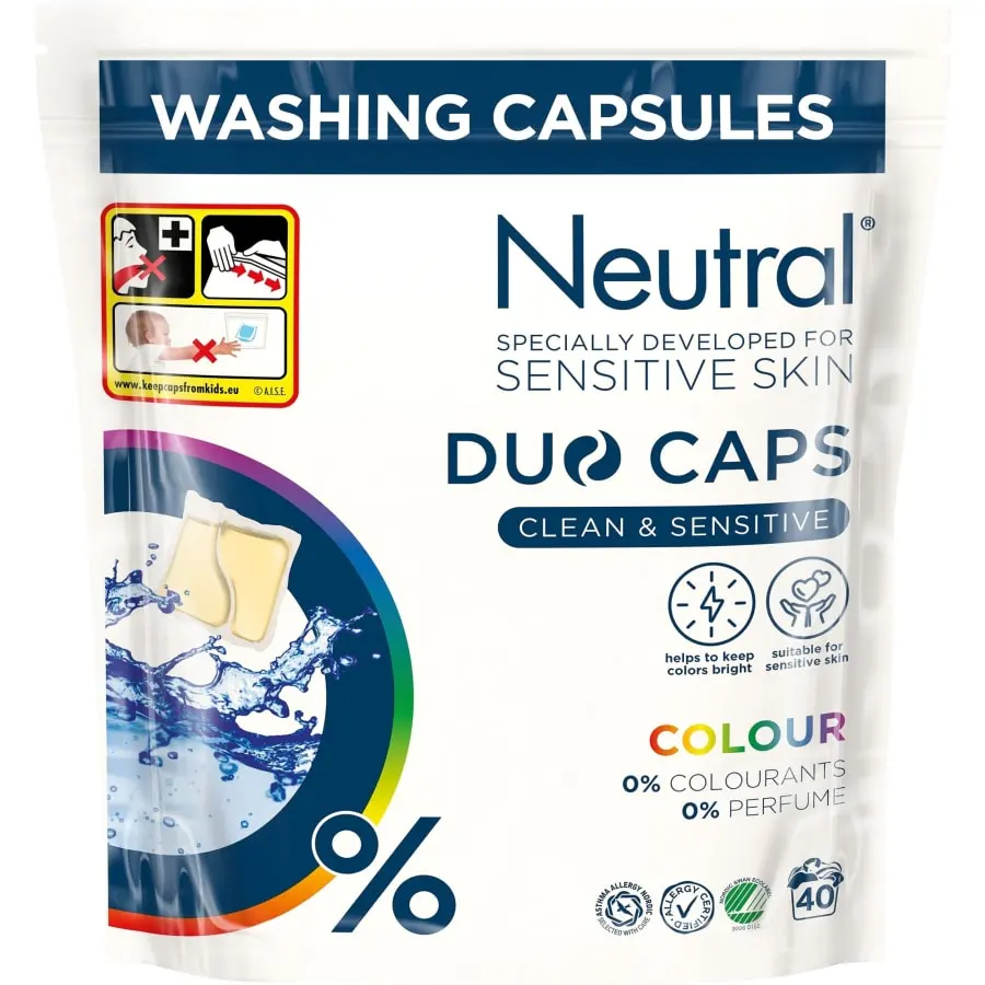 Neutral Color 40 Kpl Pyykinpesukapseli
