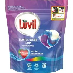 Bio Luvil Color 15 Kpl Pyykinpesukapseli